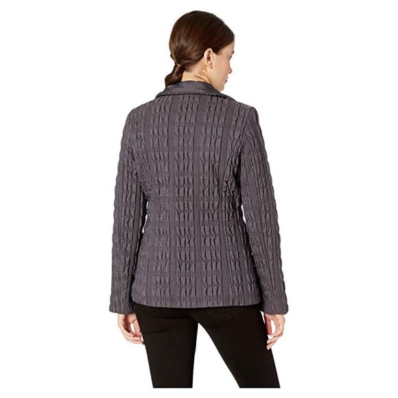 Anne Klein Briana Jacket New. Color Smoke S, L, XL - Picture 3 of 4